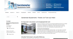 Desktop Screenshot of gerstemeier-bauelemente.de